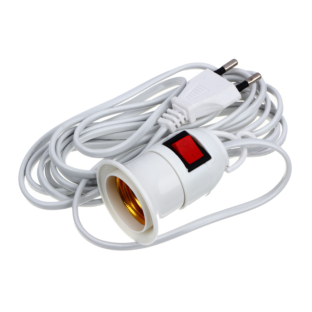 INBLOOM Удлинитель для лампочки с выключателем, Е27, 3 м, медь - #1