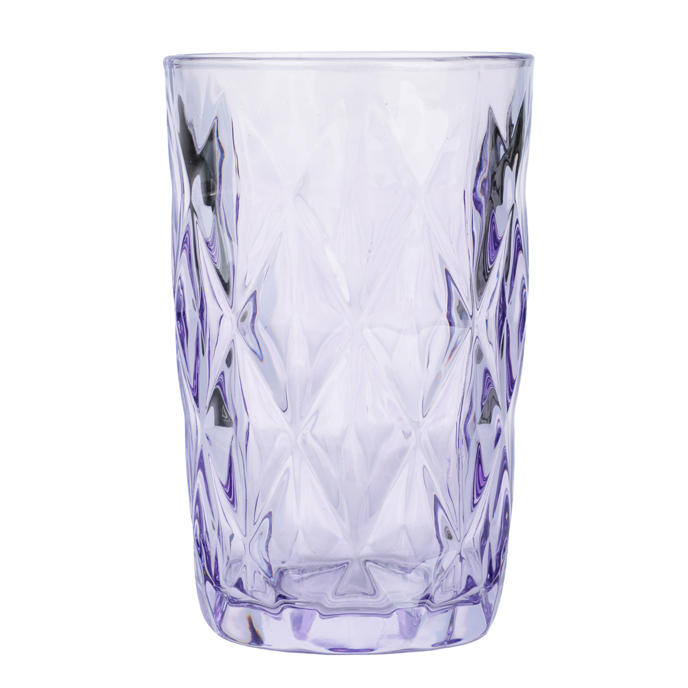 Набор стаканов тм MILLIMI Ромб, 350мл, стекло, 3 шт, цвет - #3