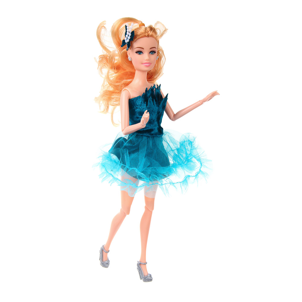 ИГРОЛЕНД Кукла нарядная шарнирная, 29 см, PP, PVC, полиэстер, 8х4х32 см, 4 дизайна - #6