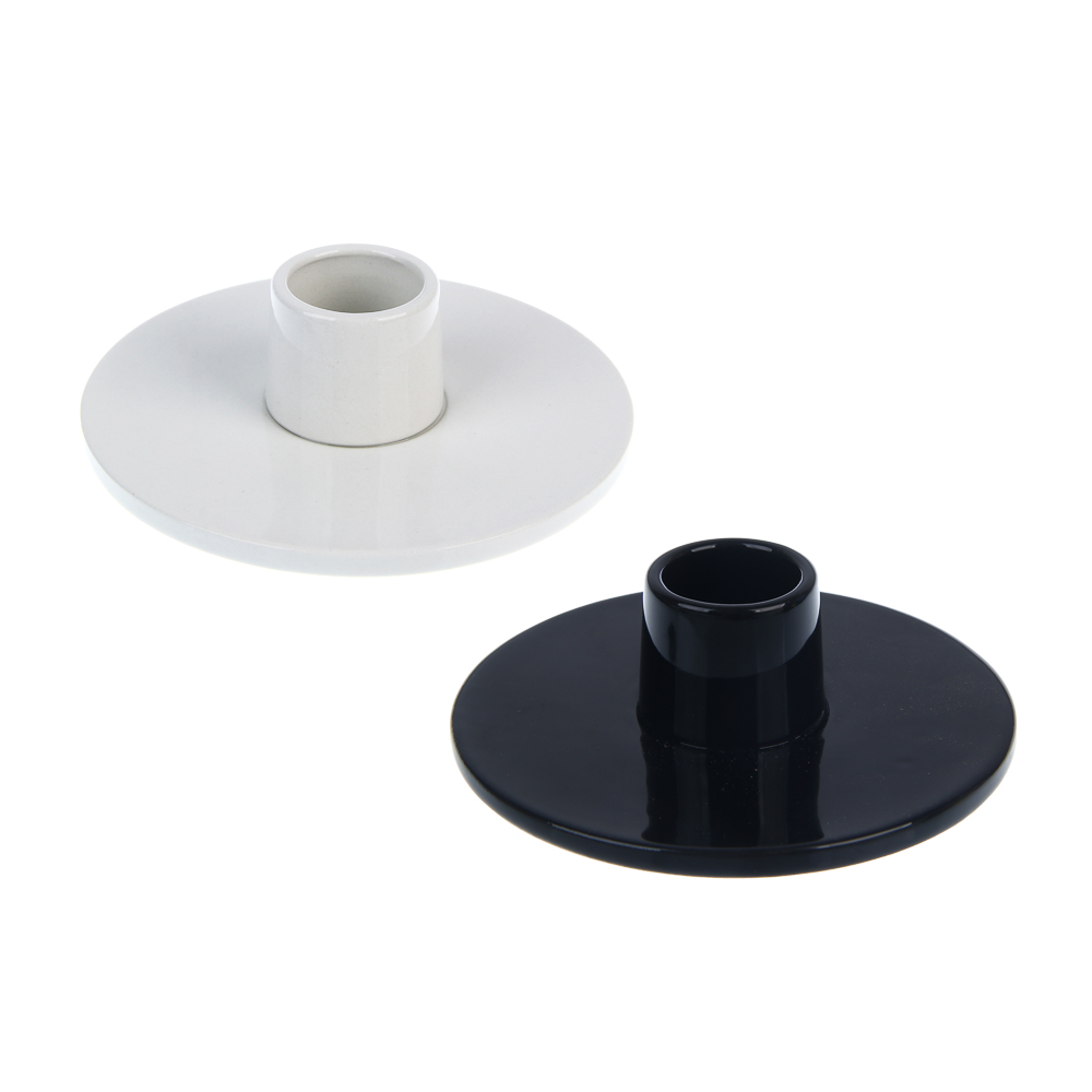 Подсвечник, 11x11x3,5 см, доломит, 2 цвета - #1