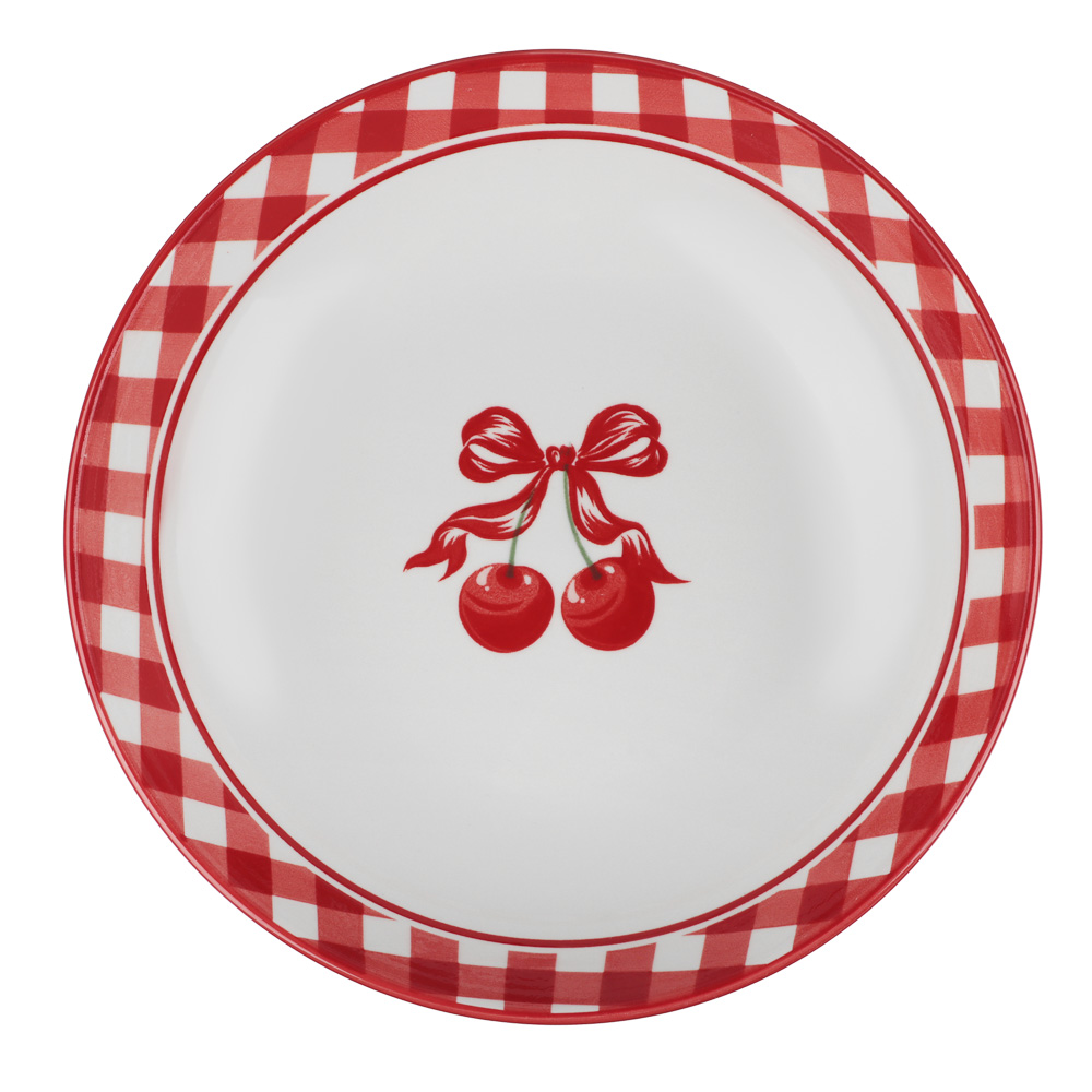 Салатник Черри тм MILLIMI, 20см, фарфор, белый - #4