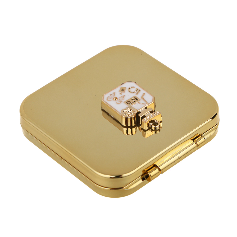 ЮНИLOOK Мирикл Зеркало карманное складное, зум х1, х2, пластик АБС, стекло, 6,3x6,3см, 3 цвета - #6