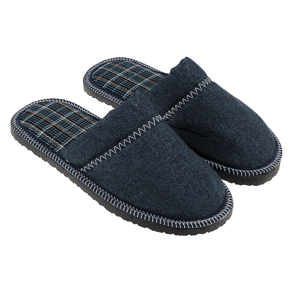 Обувь домашняя муж. арт.ГЛ-601/3-2 р. 45/46 синий - #1