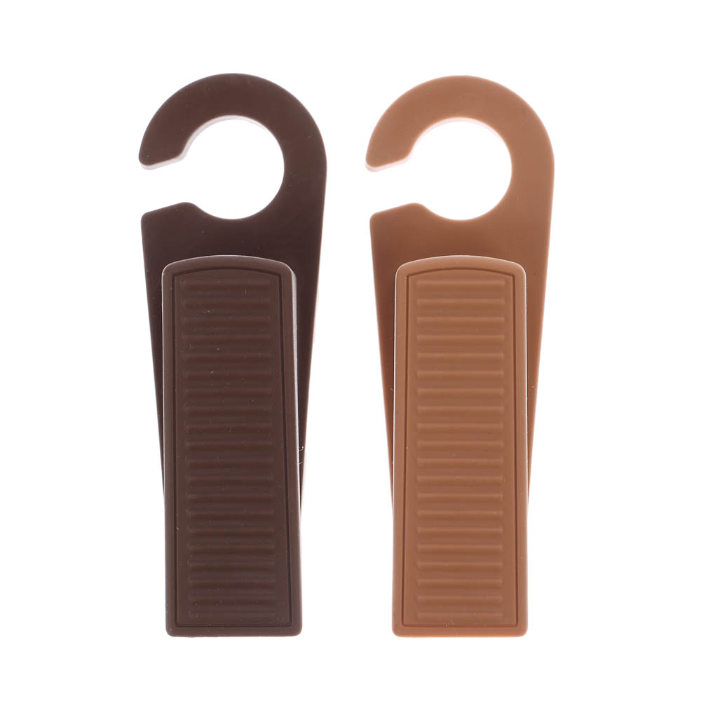 Фиксаторы для дверей тм VETTA, напольные, ТПР, 2 шт*13 см, 2 цвета - #1