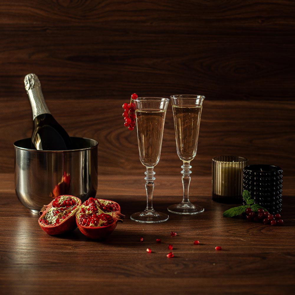Набор бокалов для шампанского Pasabahce "Винтаж", 2 шт, 190 мл - #4