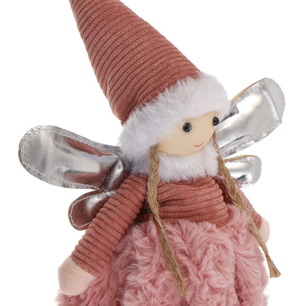 СНОУ БУМ Сувенир Ангелочек 40 см, полиэстер, красный - #3