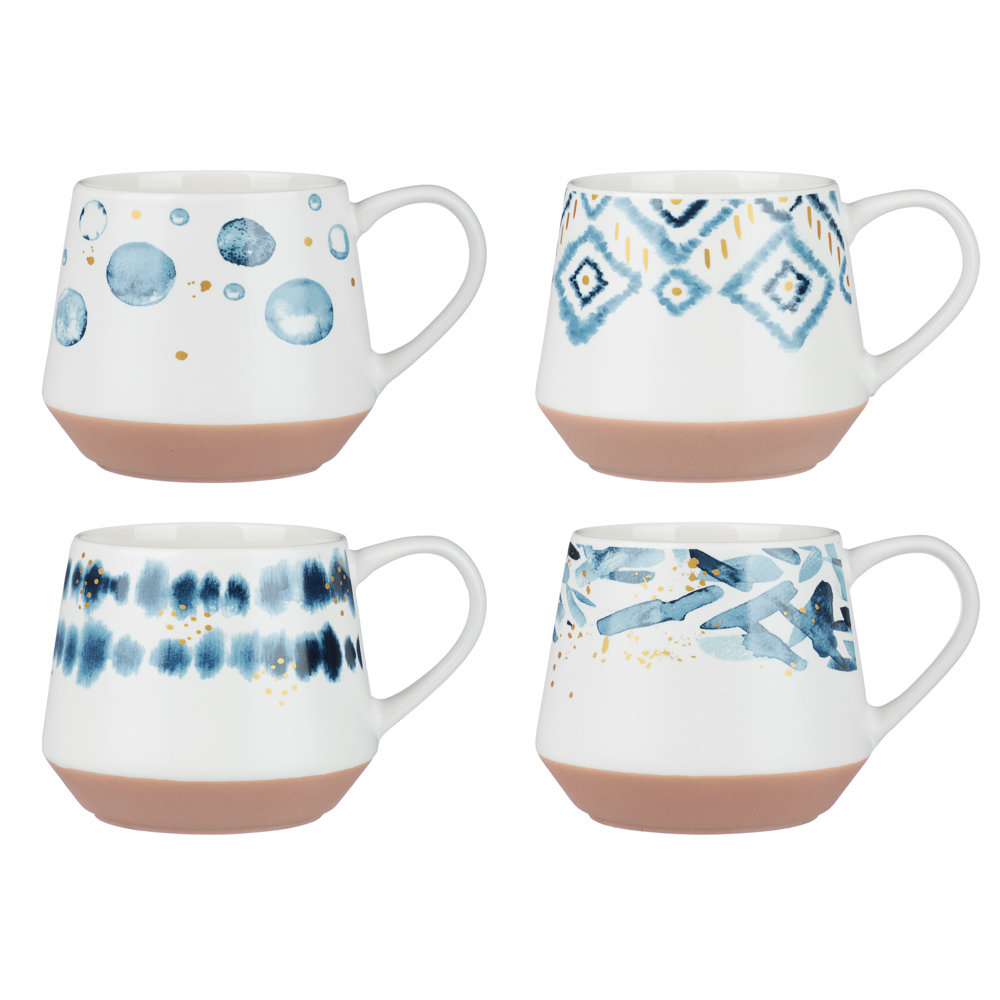 Кружка Абстракция тм MILLIMI, 470мл, 4 дизайна, фарфор - #1