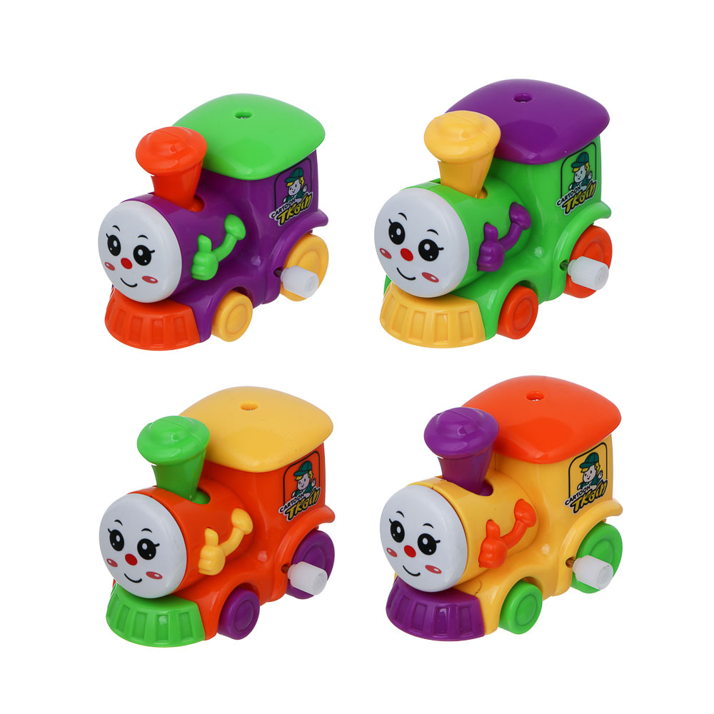 Игрушка заводная "Паровозик", ABS, 4,6х7,7х6,4см - #2