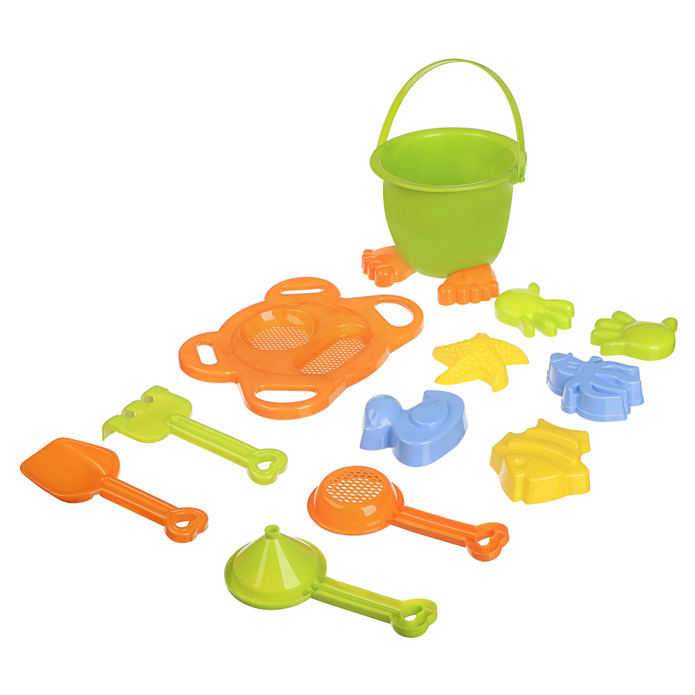 Набор для игры в песке "Дружок", ИГРОЛЕНД, 9 предметов, для детей 3+ - #10