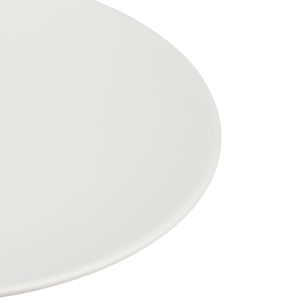 MILLIMI Тарелка десертная 20х2.5см, керамика, белый - #3