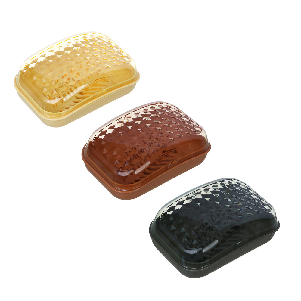 VETTA Мыльница, пластик, 14х9х6,5 см - #1