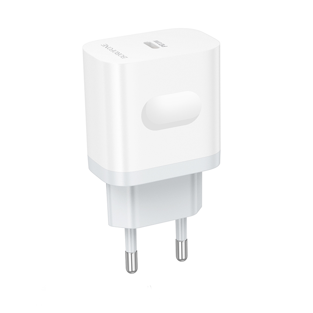 Сетевое зарядное устройство BOROFONE модель BA99A, USB-C PD 20 W, цвет: белый - #3
