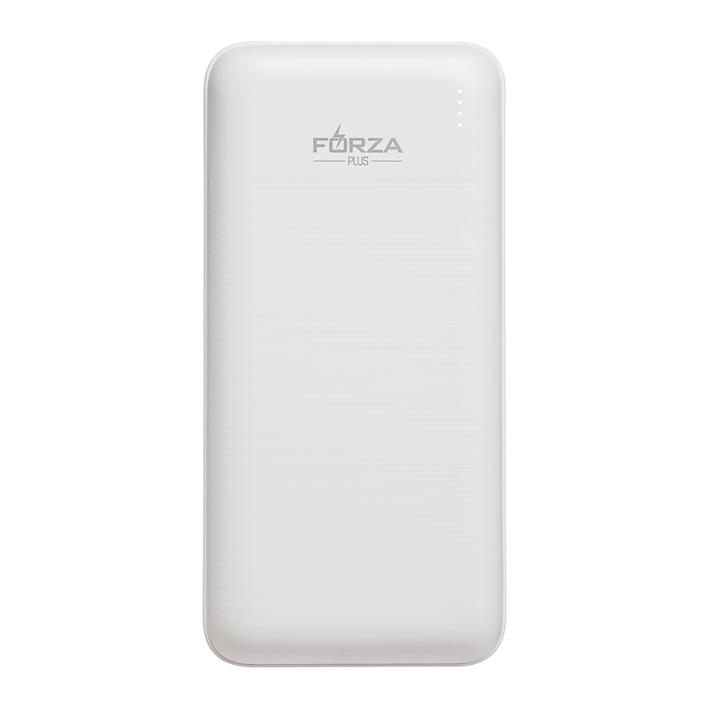 Аккумулятор мобильный FORZA 20000мАч, 2xUSB-A, 1xUSB-C, 1xMicro-USB, 10W, 2A, пластик, белый - #4
