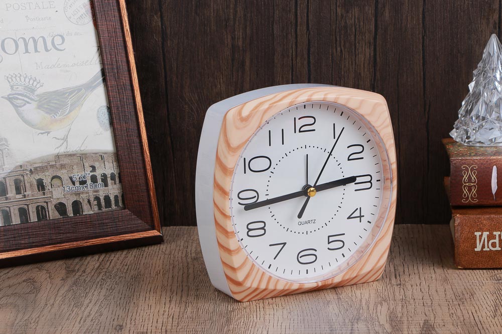 LADECOR CHRONO Будильник, 13,5x13,5x4 см, 1хАА, пластик - #4