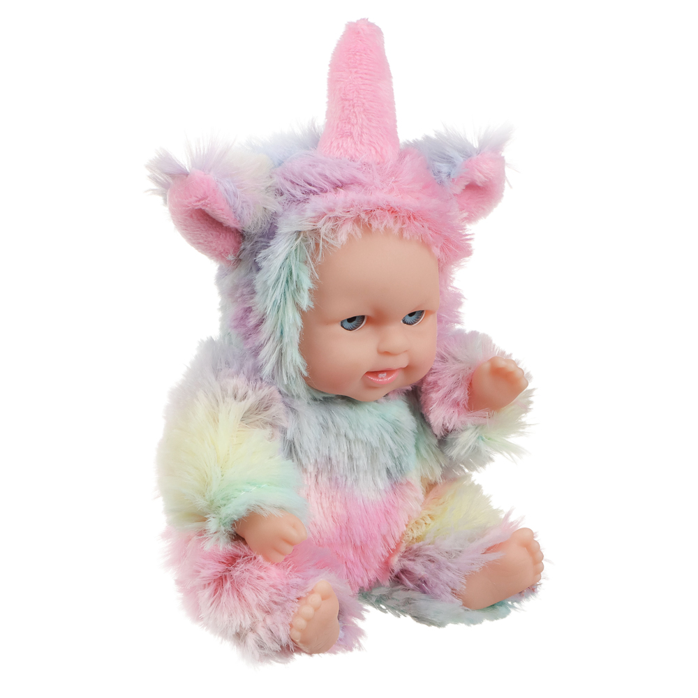 ИГРОЛЕНД Пупс в кигуруми 12 см, PVC, PP, полиэстер, 10,2х5х17 см - #21