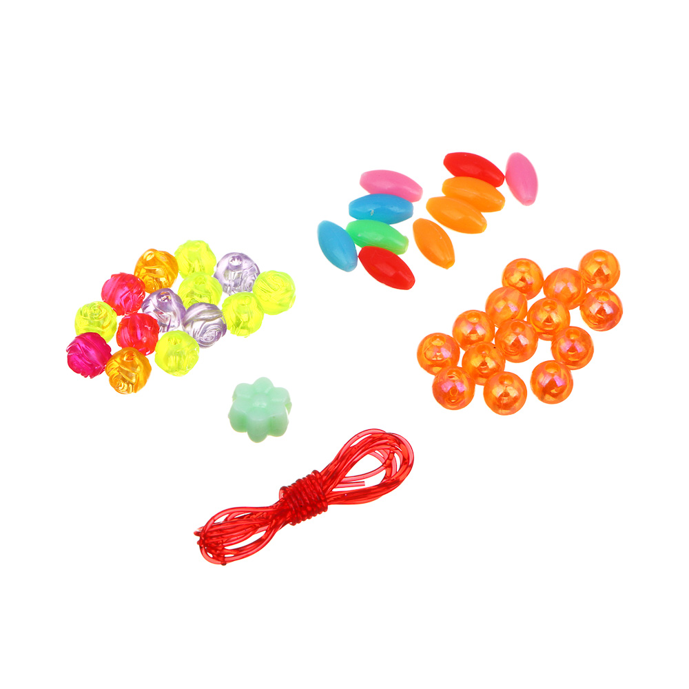 ХОББИХИТ Набор для творчества "Браслетики", 30-38 элементов, PS, 9х16х2см, 3 дизайна - #7