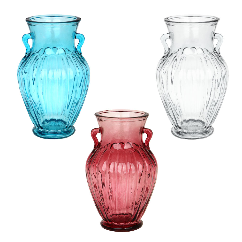 Ваза стеклянная, декоративная "Богиня", 20см, 3 цвета - #4