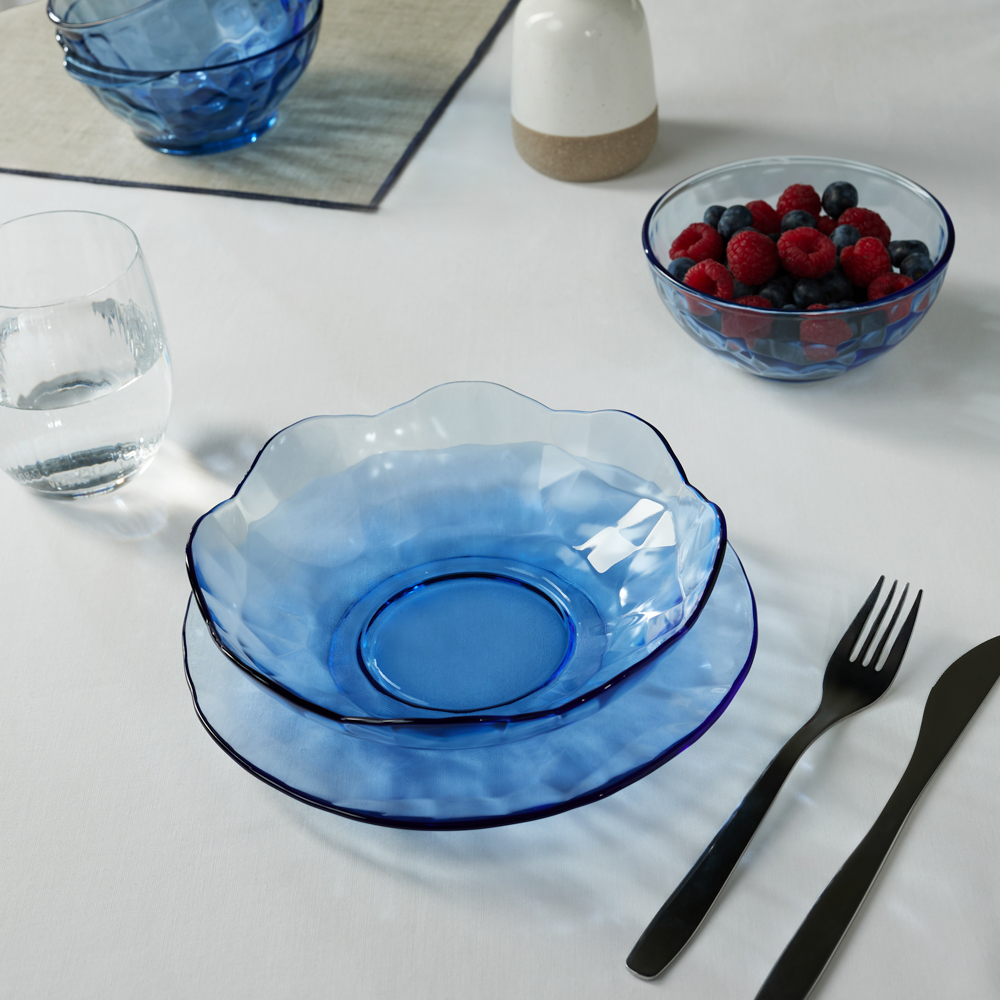 Fancy Diamond Тарелка обеденная 20см, стекло - #6