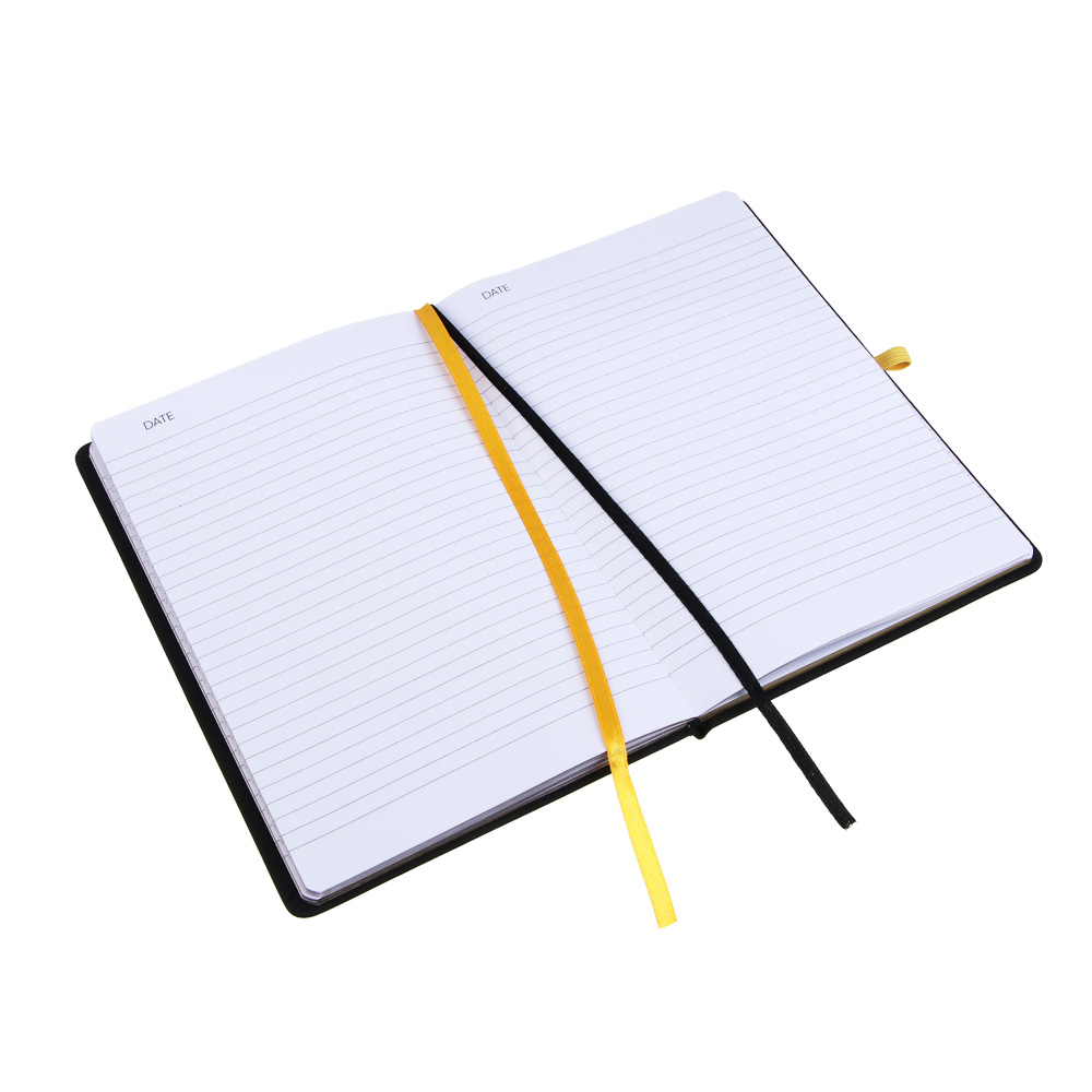 BY Бизнес - блокнот "Большой Театр" А5, 192 стр., твердая обл., фактурная иск.кожа, резинка, 2закл. - #2