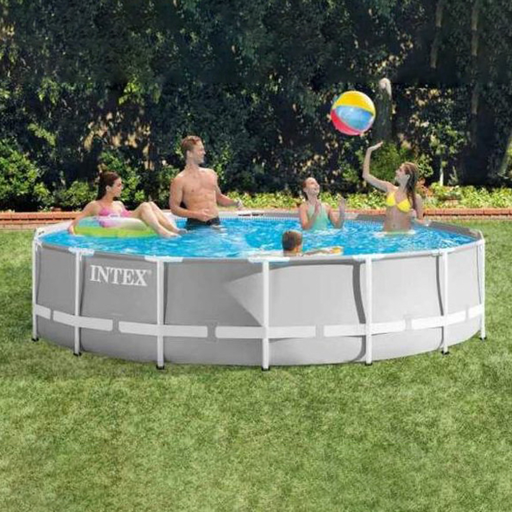 INTEX Бассейн каркасный призм. (фильтр-насос,лестница,подложка,тент), 4,27м x 1,07см, 26720NP - #4