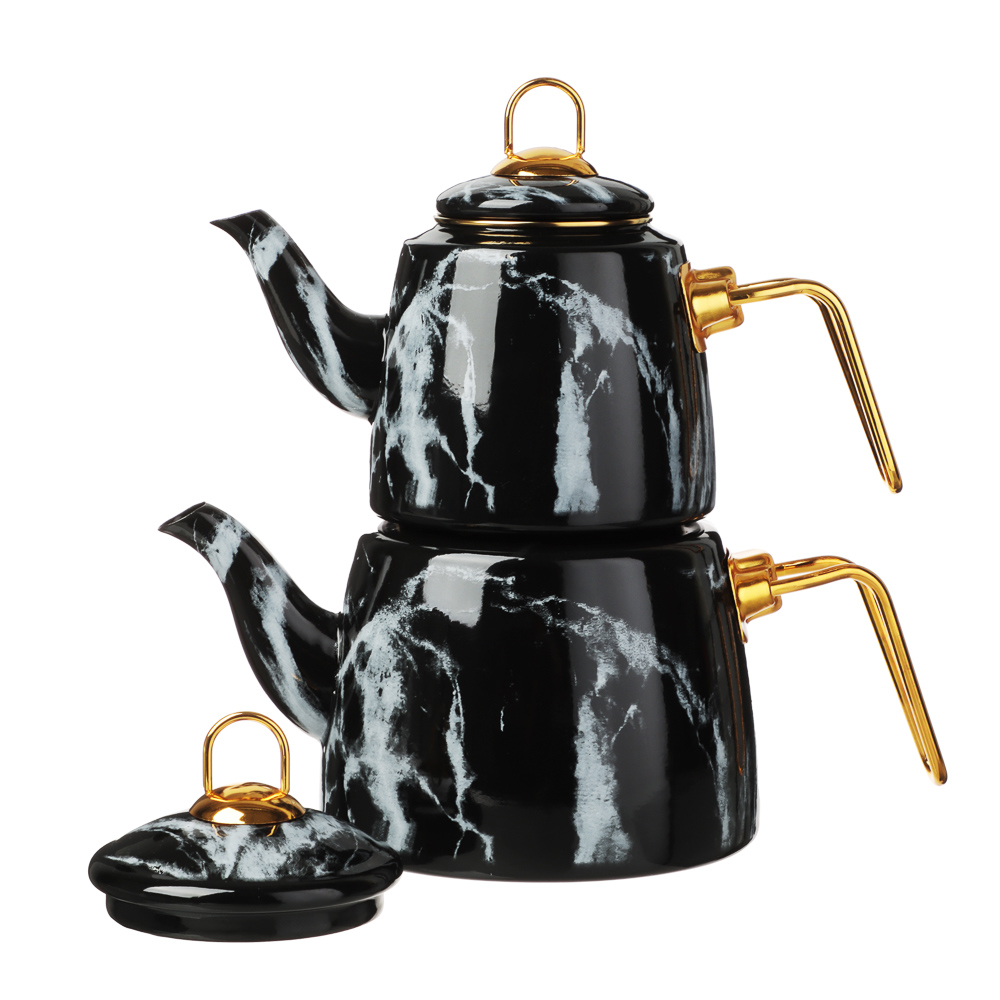 VETTA Чайник двухъярусный эмалированный, 1,5л; 2,1л - #1