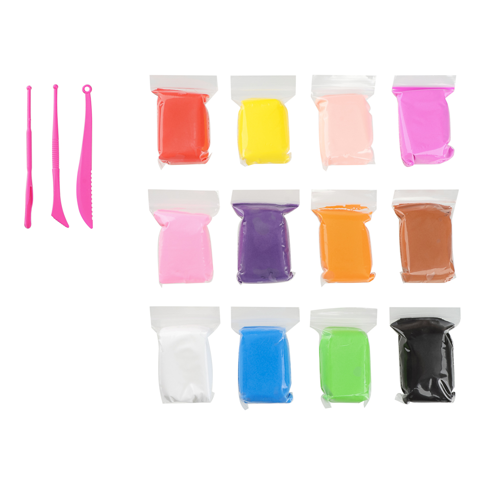 Легкий пластилин "Русские Супергерои", BY, 12 цветов, 27х6см, полимер - #4