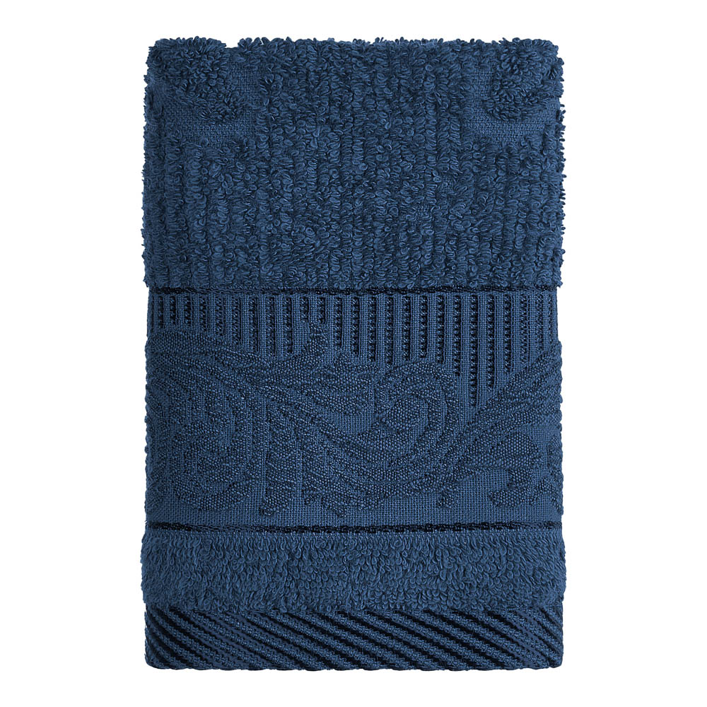 PROVANCE Нэви Полотенце махровое, 100% хлопок, 30х50см, 420гр/м, синий - #7