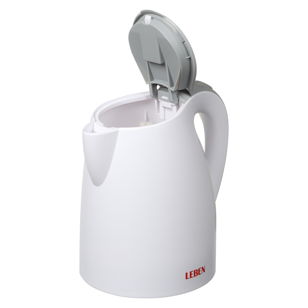 LEBEN Чайник электрический 1,7л, 1850Вт, пластик - #5