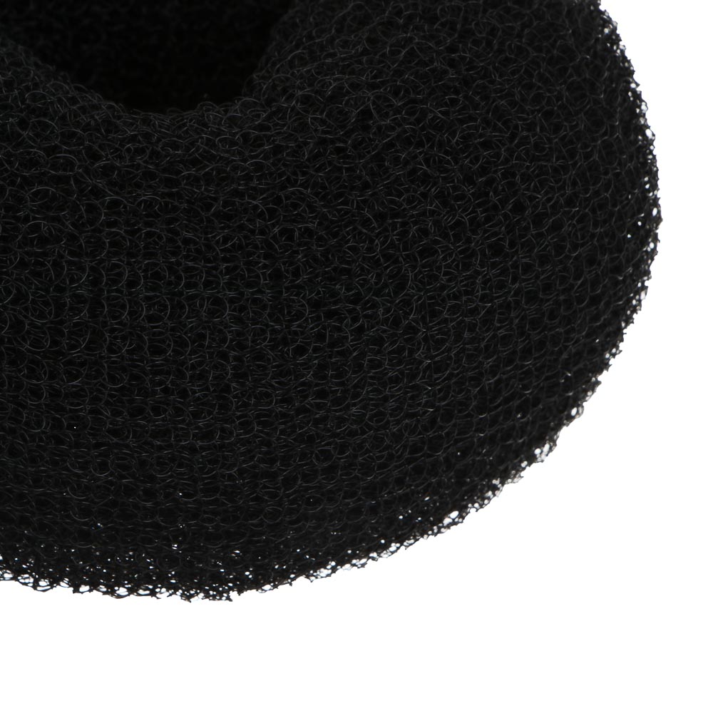 Валик для создания пучка на кнопке, тм ЮНИLOOK, 16-18см, диаметр 4см, нейлон, 3 цвета, #14 - #4