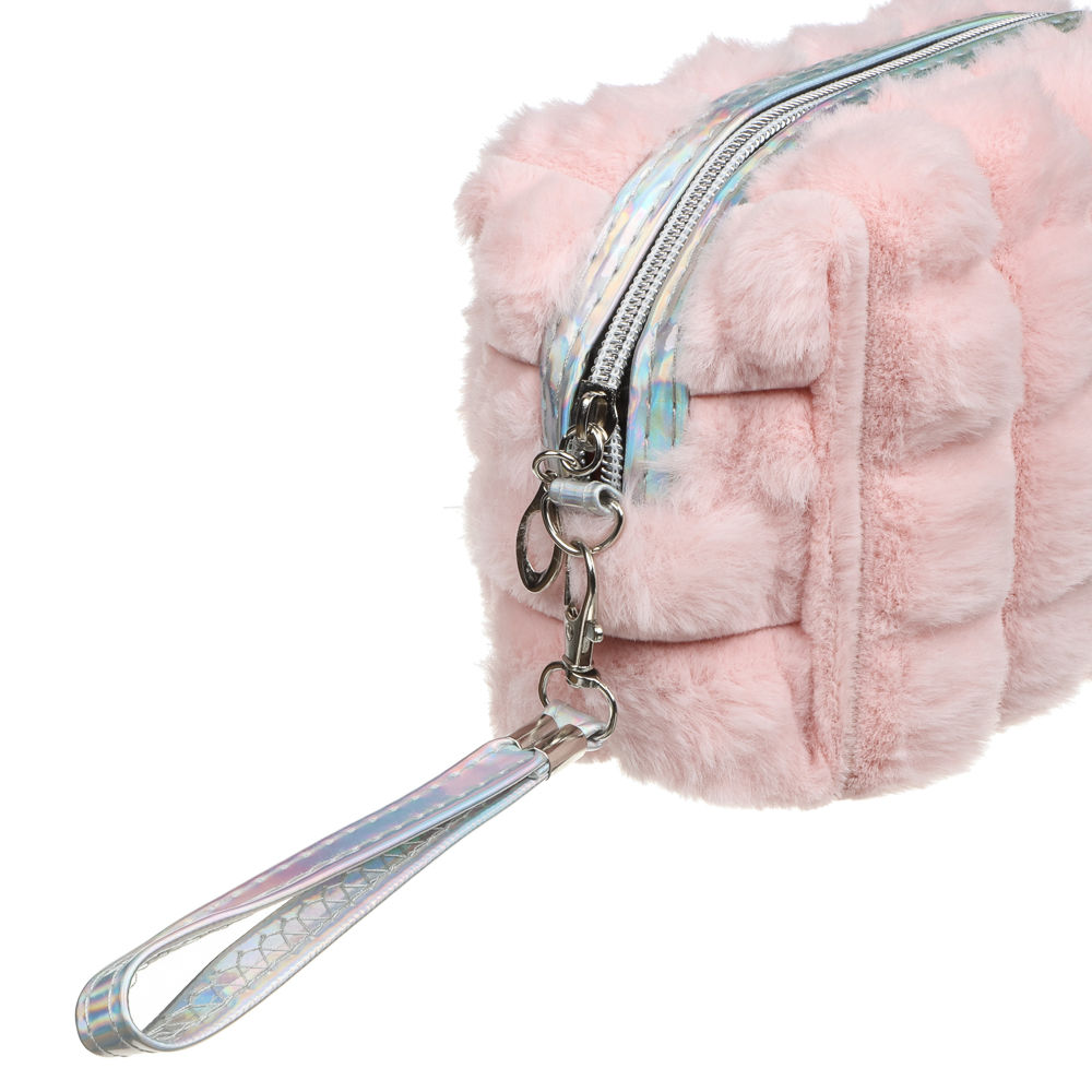 ЮL Косметичка из искусственного меха Флаффи, 100% ПЭ, 18х10х7см, 2 цвета - #11