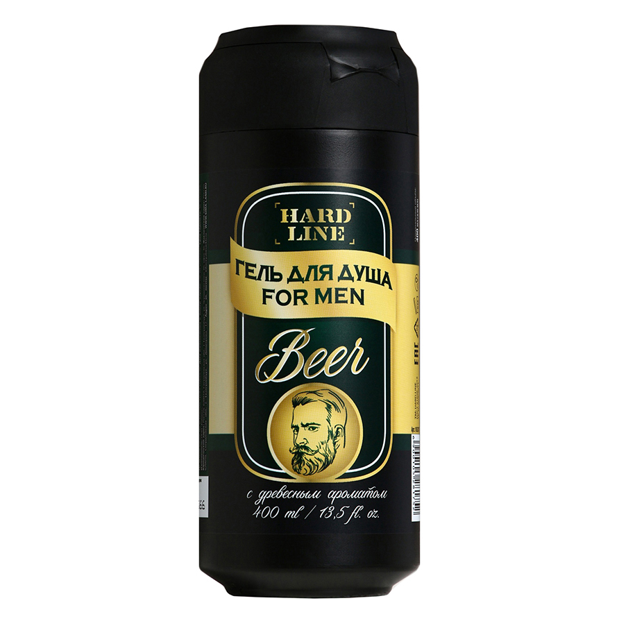 Гель для душа мужской HARD LINE пиво МИКС, 400мл - #6