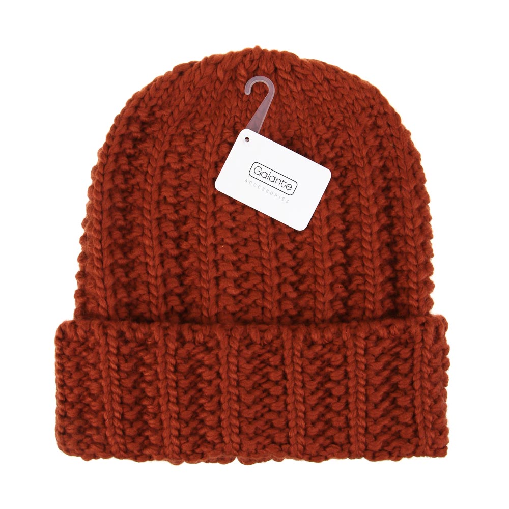 GALANTE Шапка женская крупной вязки,р-р 56-58, 3 цвета, СЗШ24-11 - #11