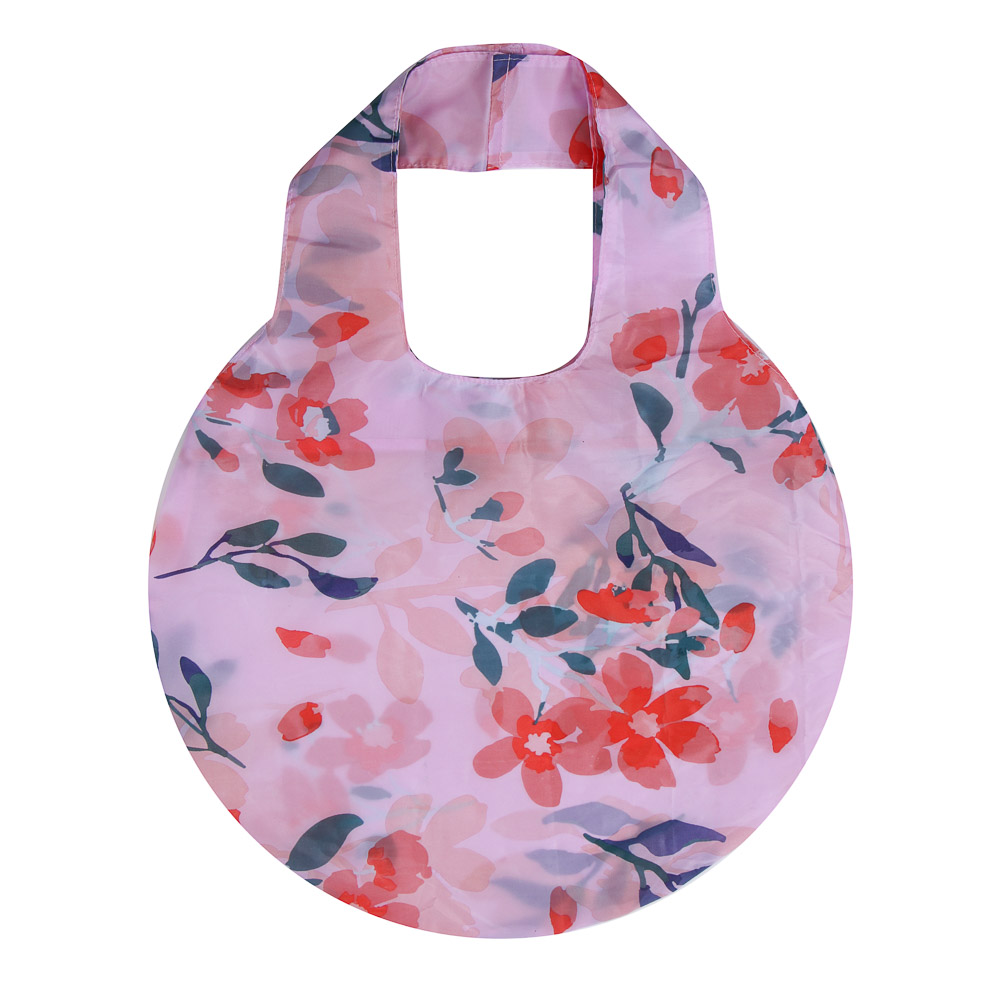 VETTA Сумка складная с дизайнерским принтом, круглая, 48х41 см - #2