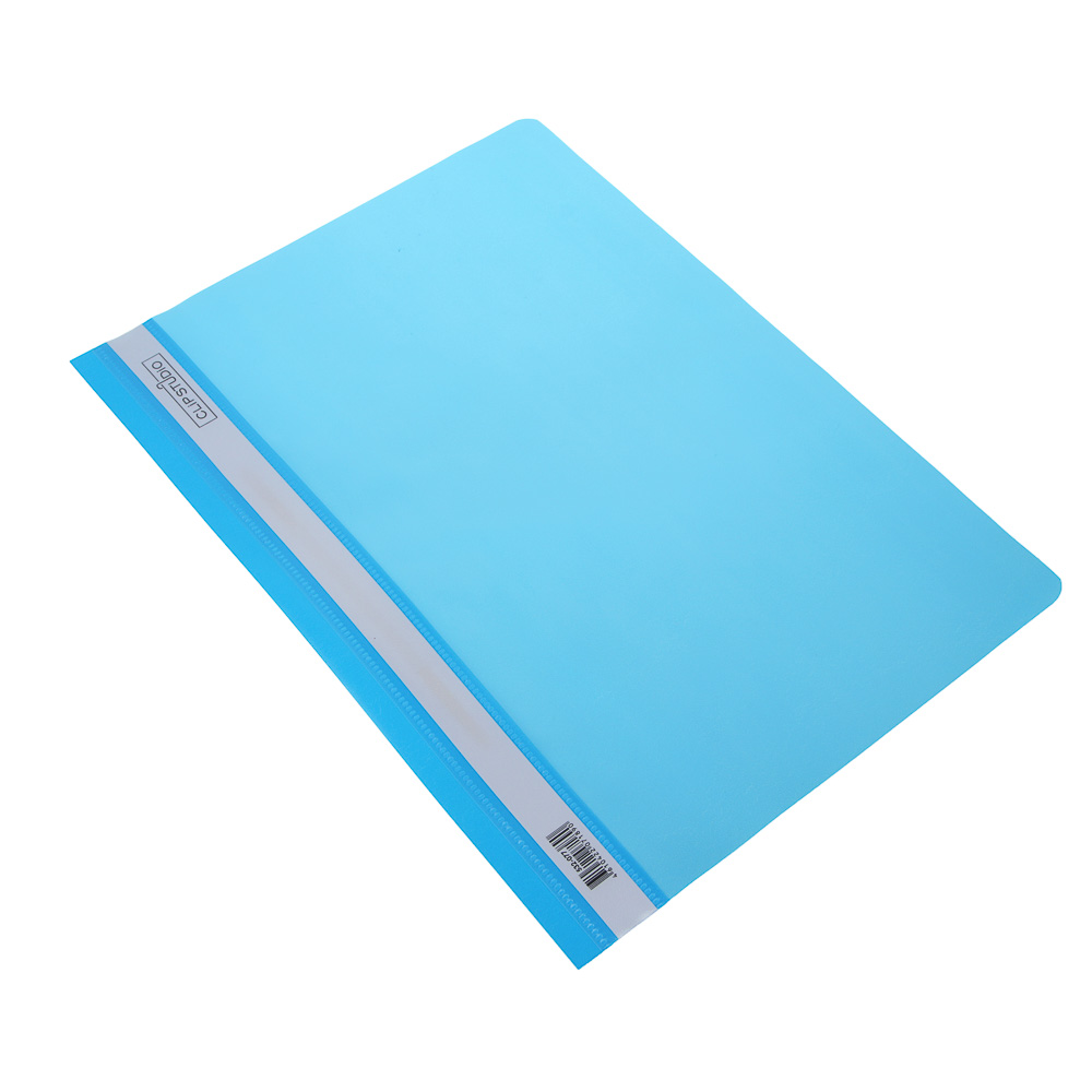 Папка-скоросшиватель ClipStudio A4, 0,1-0.12мм, ассорти 4 цвета, пластик - #3