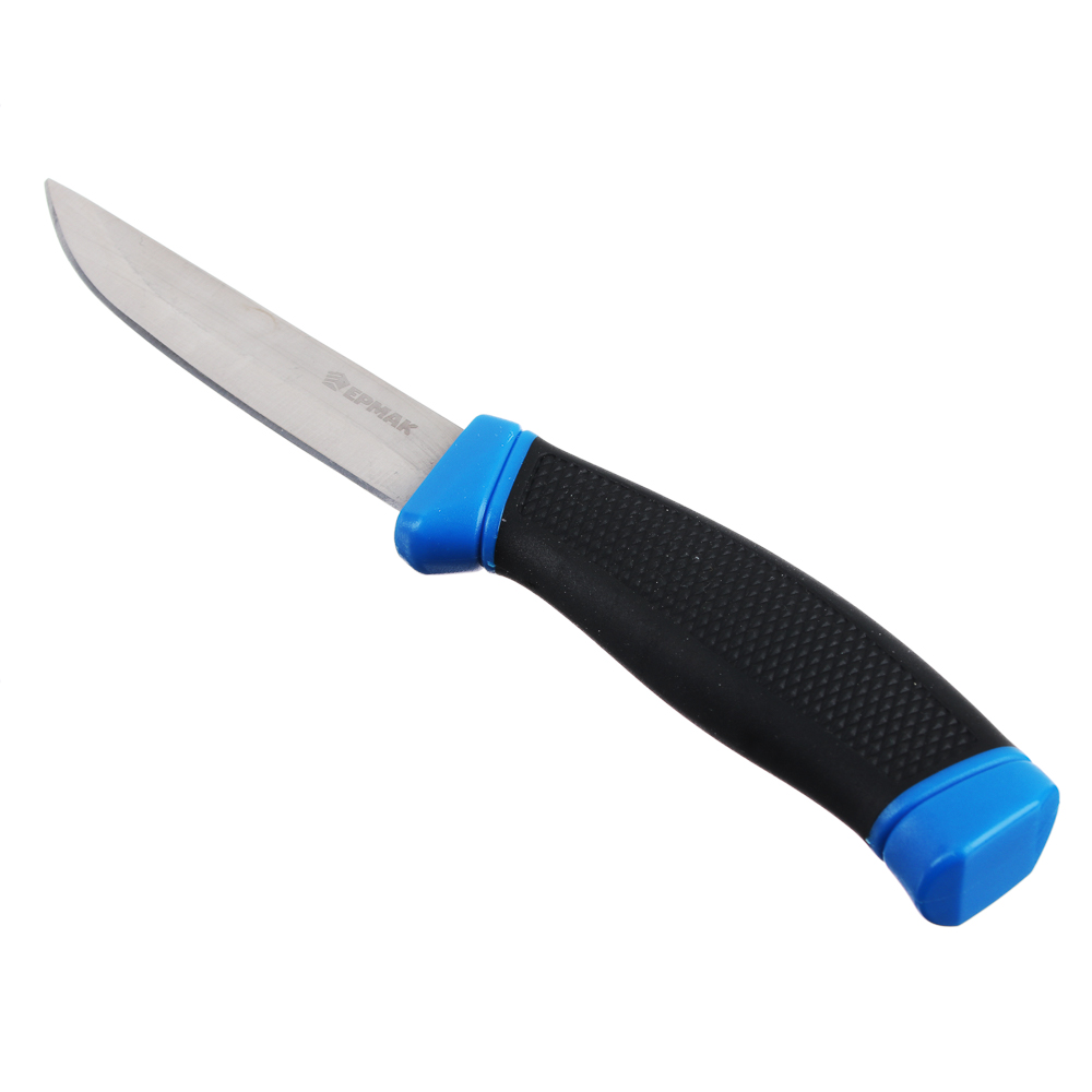 ЕРМАК Нож универсальный для рыбалки и туризма c ножнами, 21,5см, нерж. сталь, пластик - #2