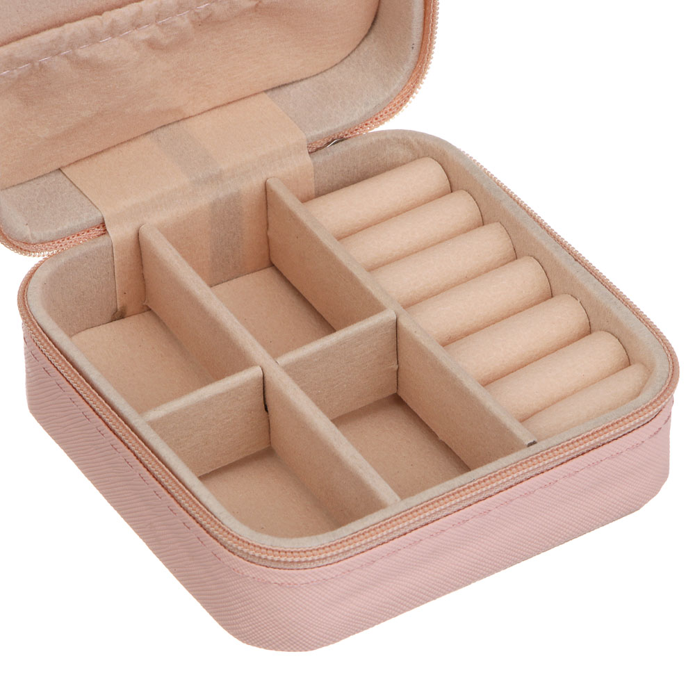 Шкатулка для украшений, 9,5x9,5x5 см, ПВХ, 5 цветов - #6