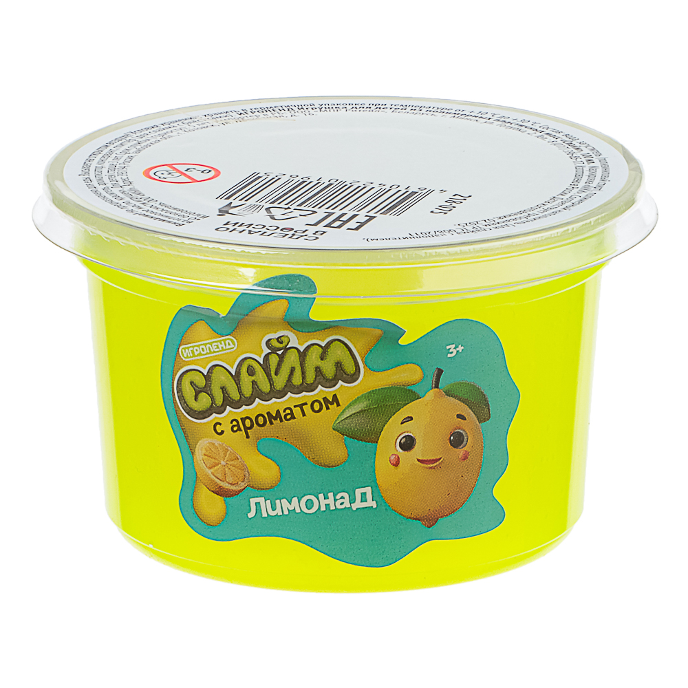 ИГРОЛЕНД Игрушка для детей из полимерных пластичных масс, "Слайм" с ароматом, 100 мл, 6 дизайнов - #6