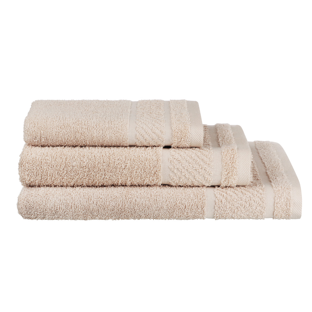 PROVANCE Виана Полотенце махровое, 100% хлопок, 70х130см, 450гр/м, бежевый - #1