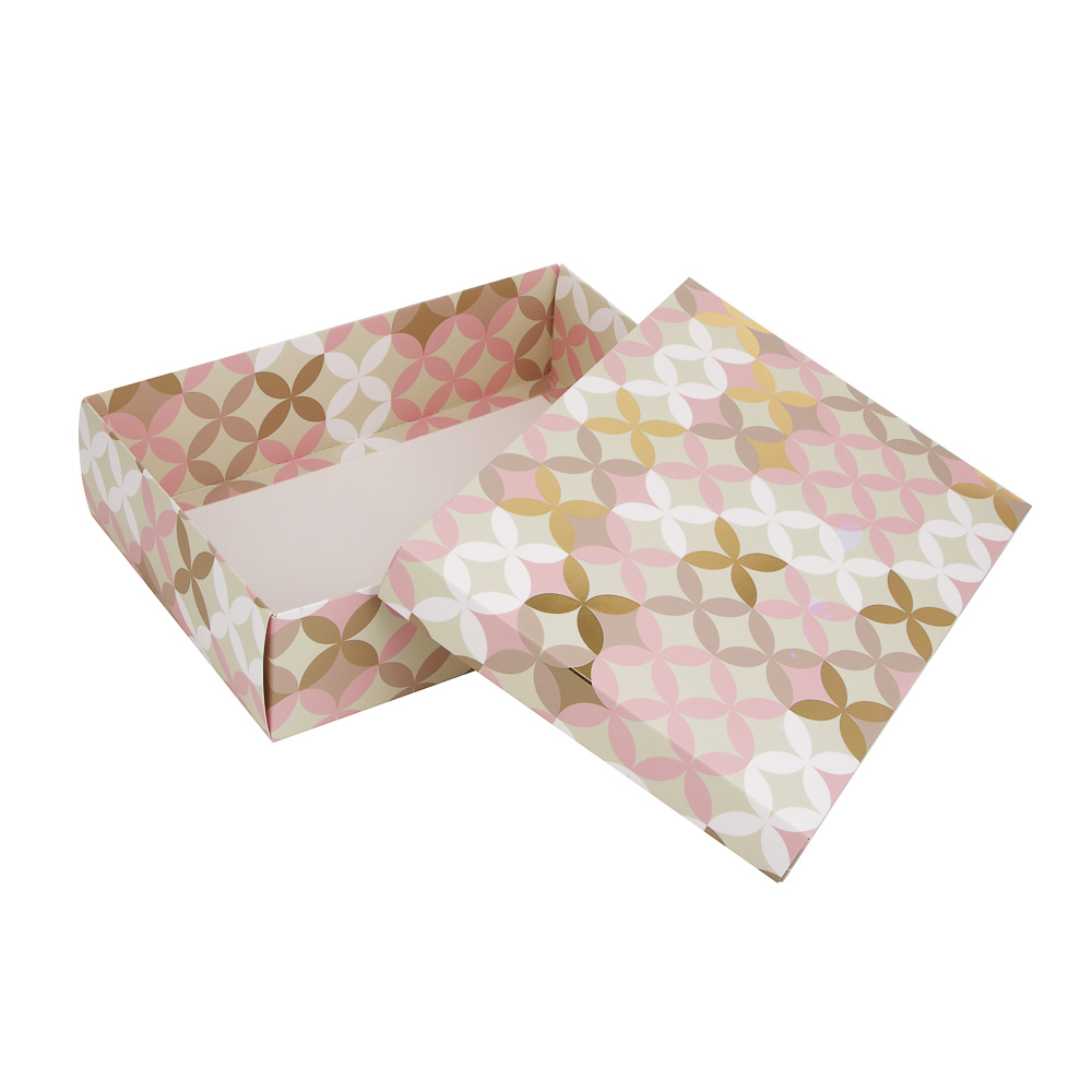 Коробка складная 27x20,5x6,8см, бумага, 4 дизайна - #6