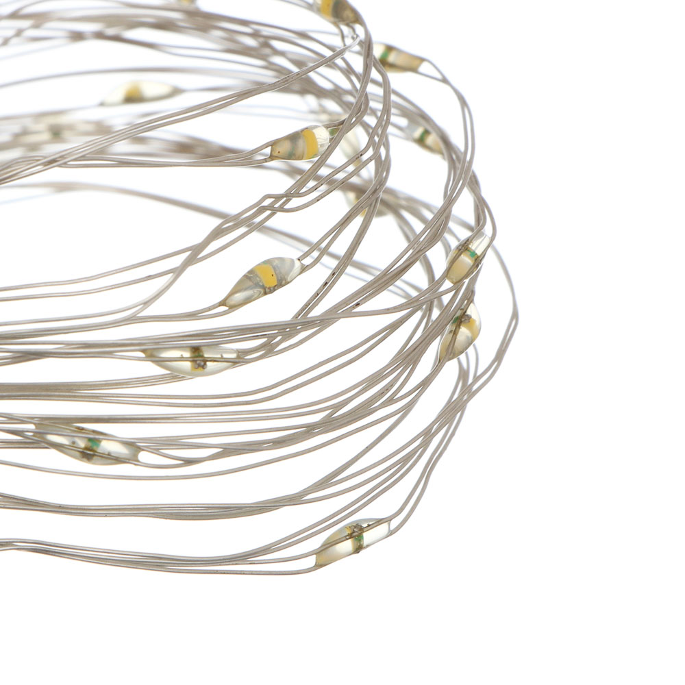 СНОУ БУМ Гирлянда эл. занавес нить росы 3х3м, 300 LED, 10 нитей, шампань, 8 реж, USB, пульт - #3