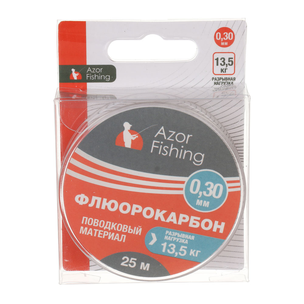 Материал поводковый тм AZOR FISHING, флюорокарбон 25м (0,25мм,0,30мм,0,40мм), 3 вида - #7