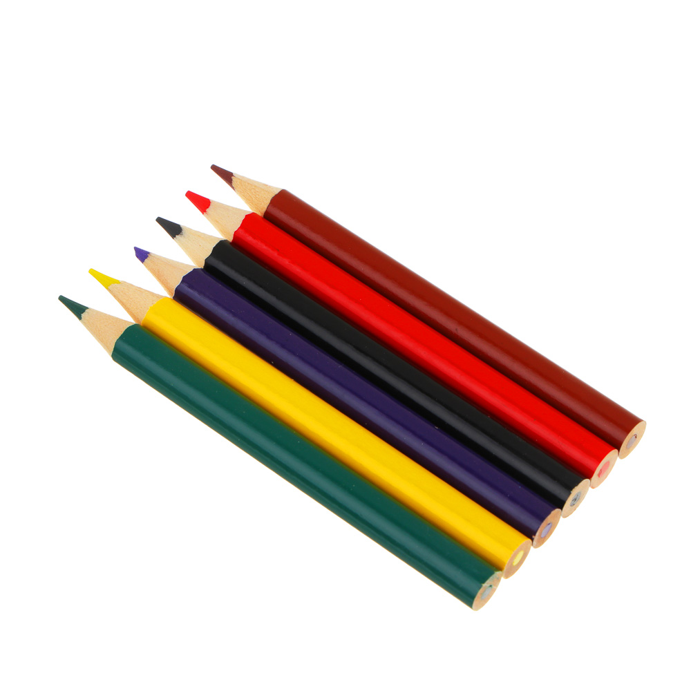 ЯЩЕРЫ Набор для раскрашивания: раскраска на спирали, 6 деревянных цв.мини карандашей в ПВХ пенале - #6