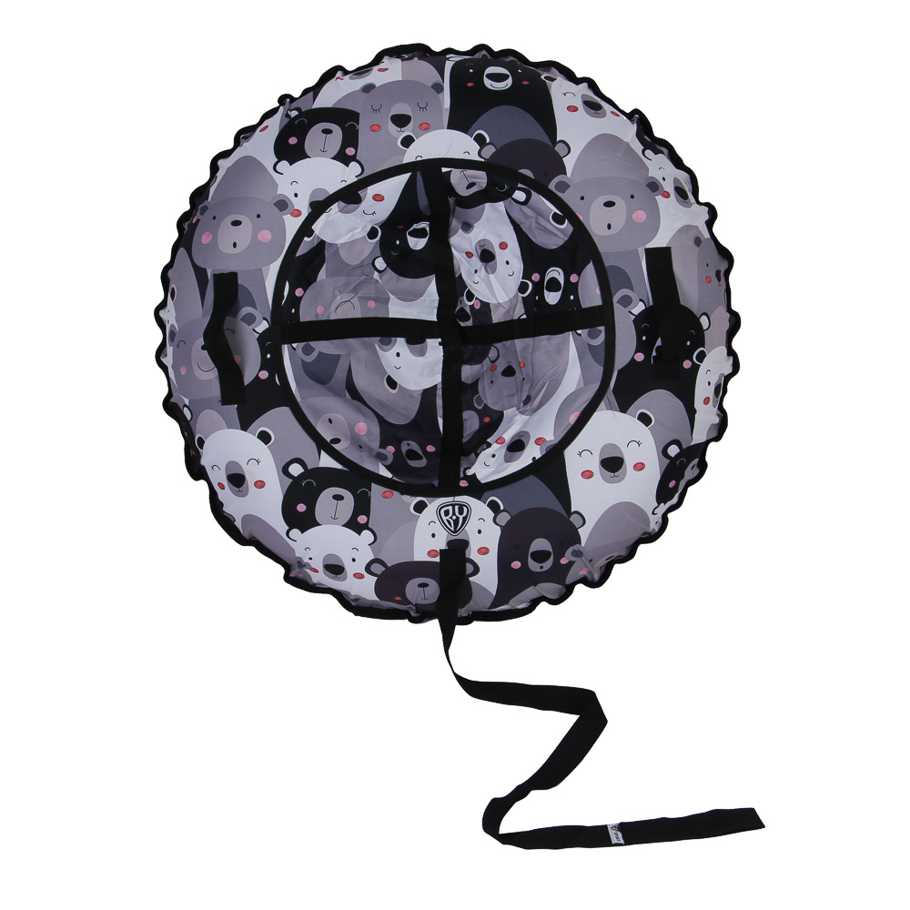 BY SPORT Тюбинг/ватрушка, диаметр 100см, оксфорд 600D, ПВХ, бутиловая камера R15, медведи - #2