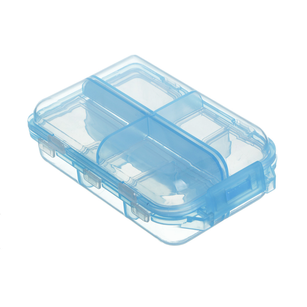 VETTA Бокс для таблеток 10 ячеек, 9х6х3 см, пластик - #5