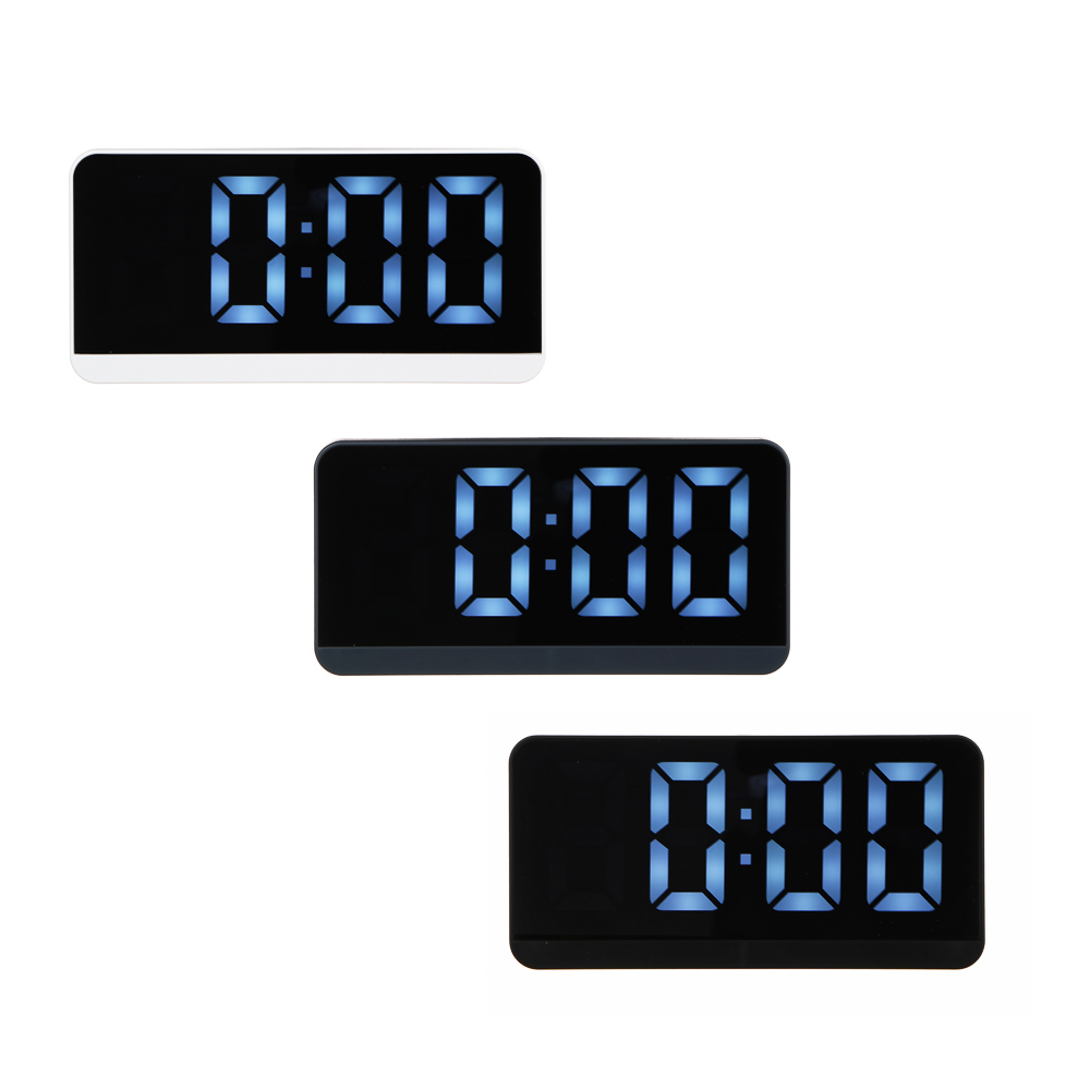 LADECOR CHRONO Будильник электронный, 16,5x8x2 см, USB / 3xAAA, пластик, 3 цвета - #1