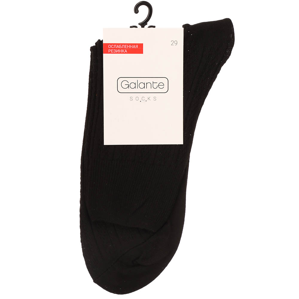 Носки с ослабленной резинкой GALANTE, р. 29, 80% хлопок, 17% полиамид, 3% эластан, цвета в ас-те - #5