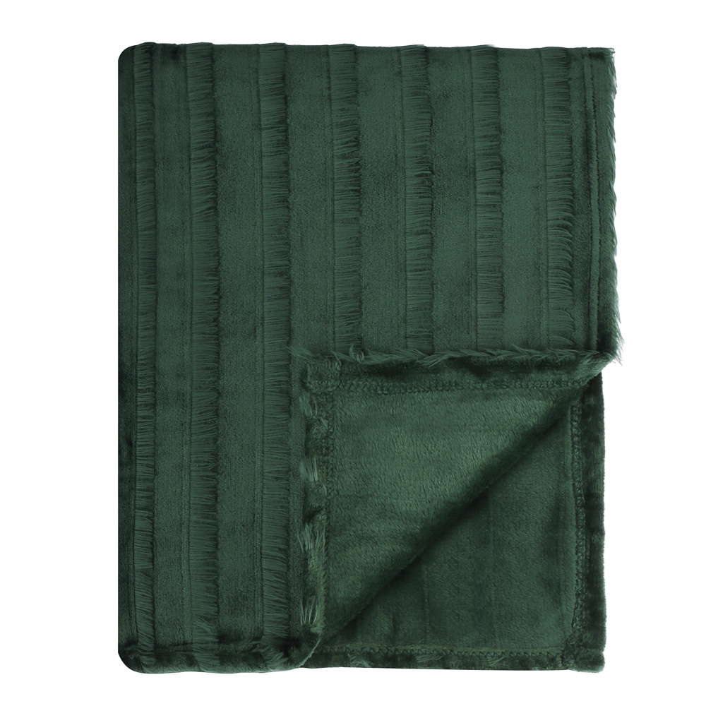 PROVANCE Щелкунчик Плед с бахромой, 180х200см, 100% полиэстер, 2 дизайна - #1