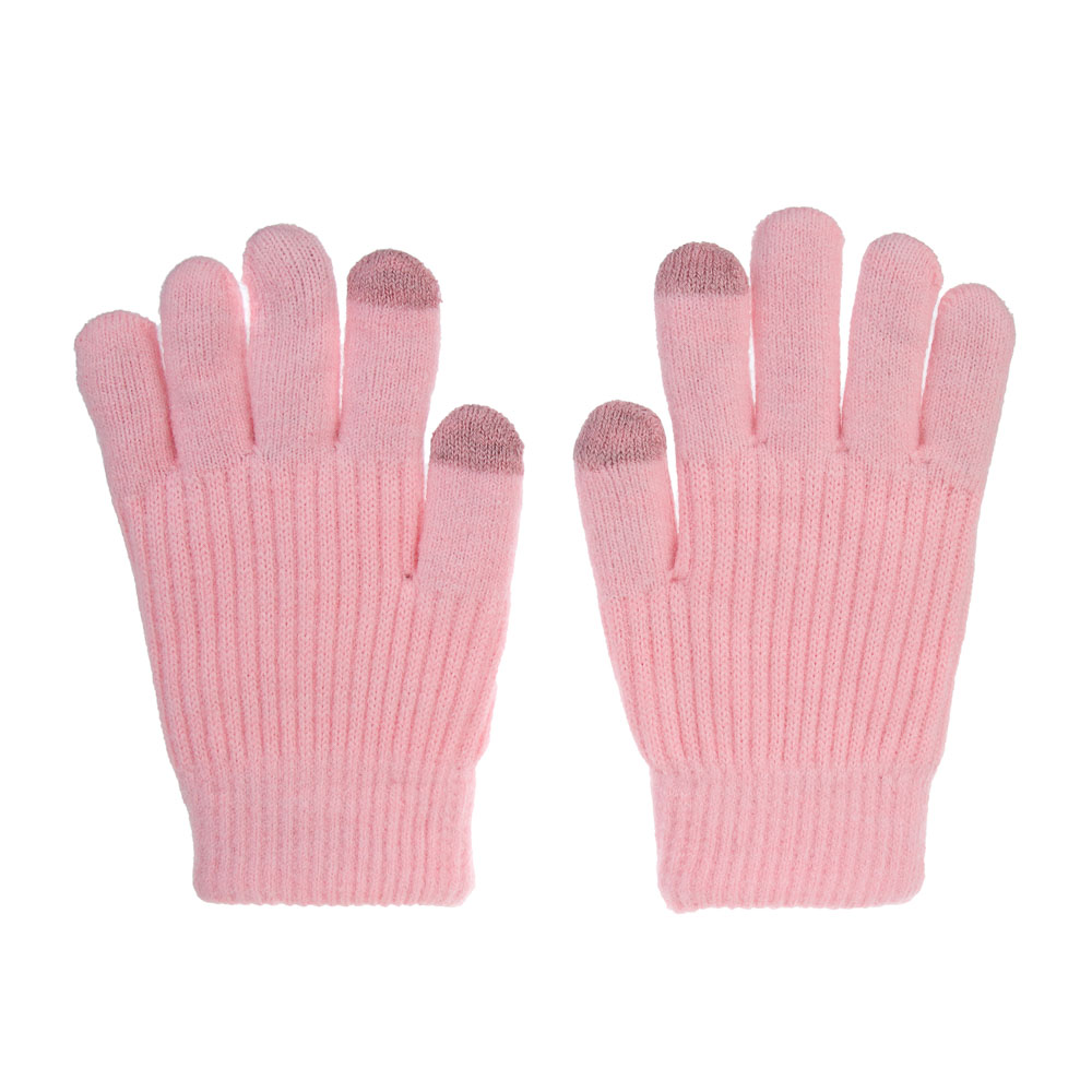 GALANTE Перчатки подростковые контактные с начесом, р.16, 100% полиэстер, цвета в ас-те, ОЗ25-28 - #4