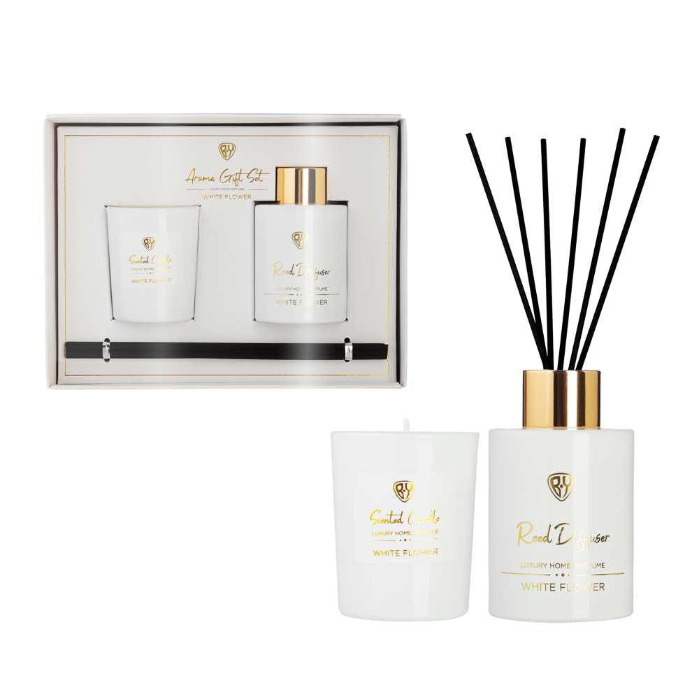 NEW GALAXY Набор Black&White, wood sage, white flower, bluebell, pear and freesia 60мл, 50г - #5