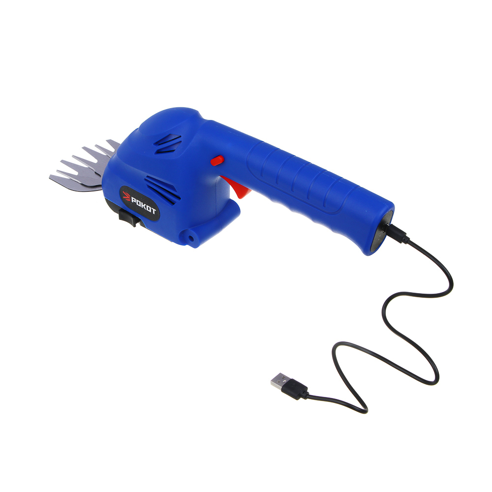 РОКОТ Кусторез с встроенным аккум., 7.4 v, 1350 об/мин, з/у type-c, 2 см.лез 80х50 и 70х150мм - #8